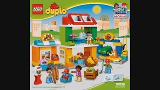 LEGO DUPLO Городская площадь 98 деталей (10836)