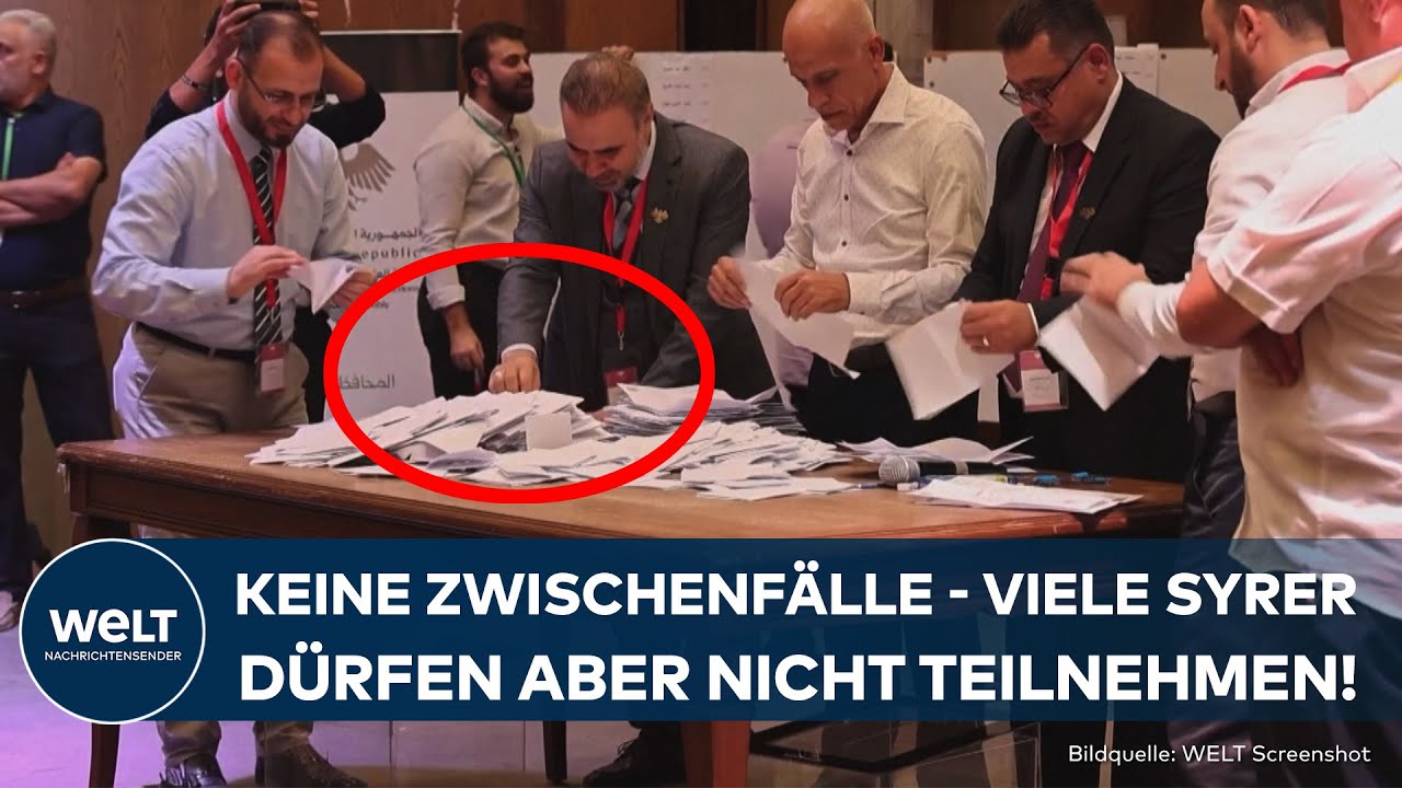 SYRIEN: Erste Parlamentswahl nach Sturz von Baschar al-Assad mit Einschränkungen und Kontrolle!
