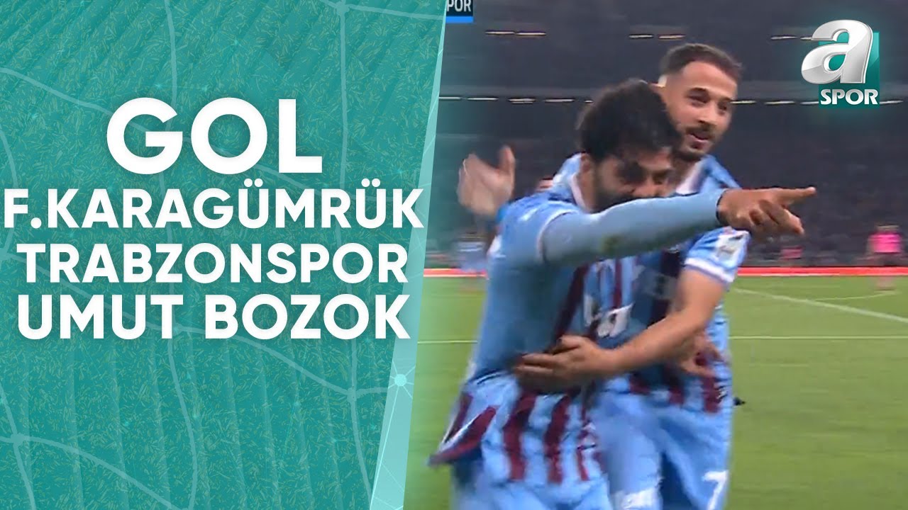 GOL Umut Bozok Fatih Karagümrük 0-4 Trabzonspor Ziraat Türkiye Kupası Yarı Final Rövanş Maçı