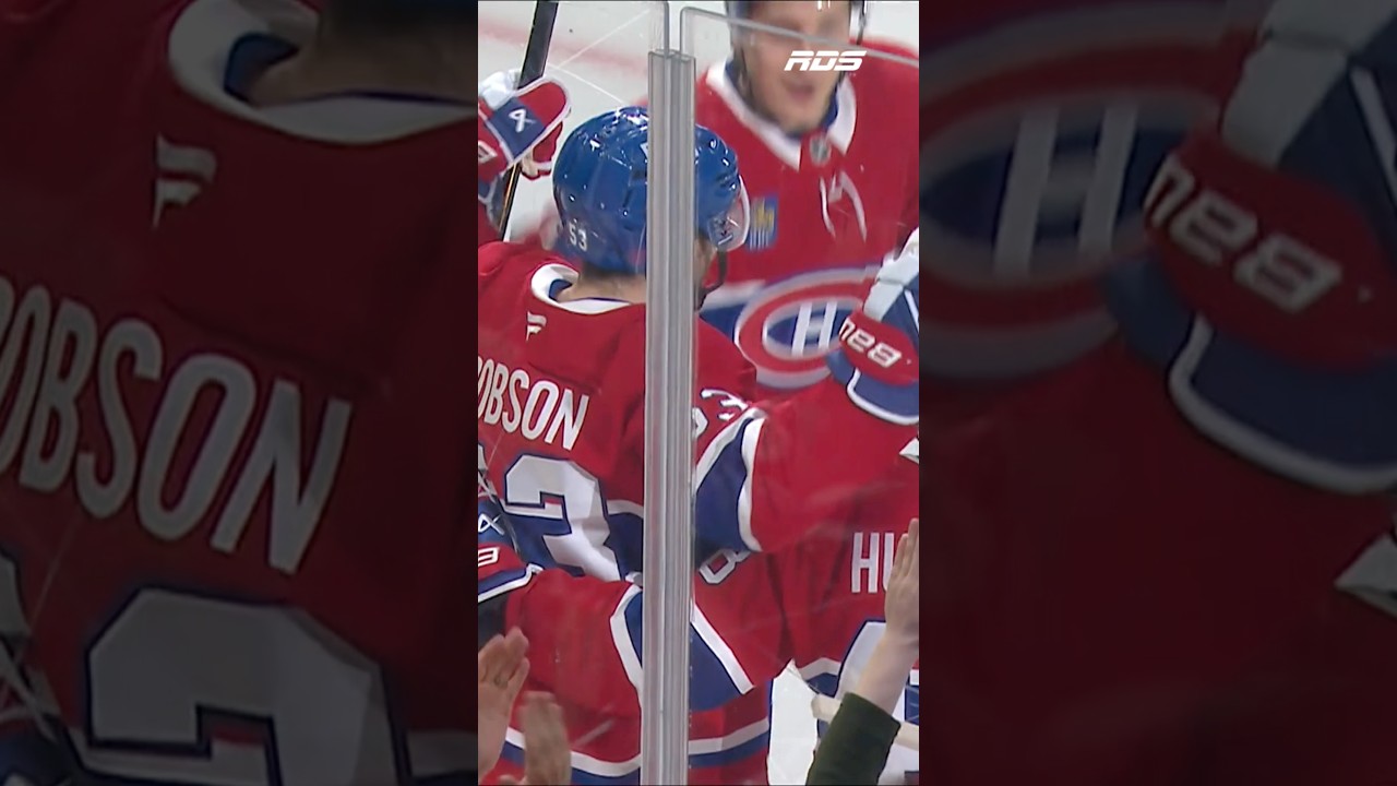 Noah Dobson ouvre la marque! 🚨 #GoAvsGo c. #GoHabsGo sur RDS 📺