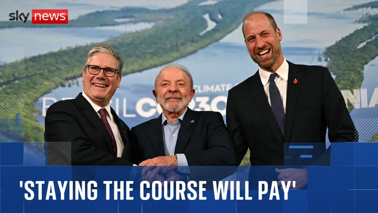 Prince William and Sir Keir Starmer push for renewed global climate action at COP30