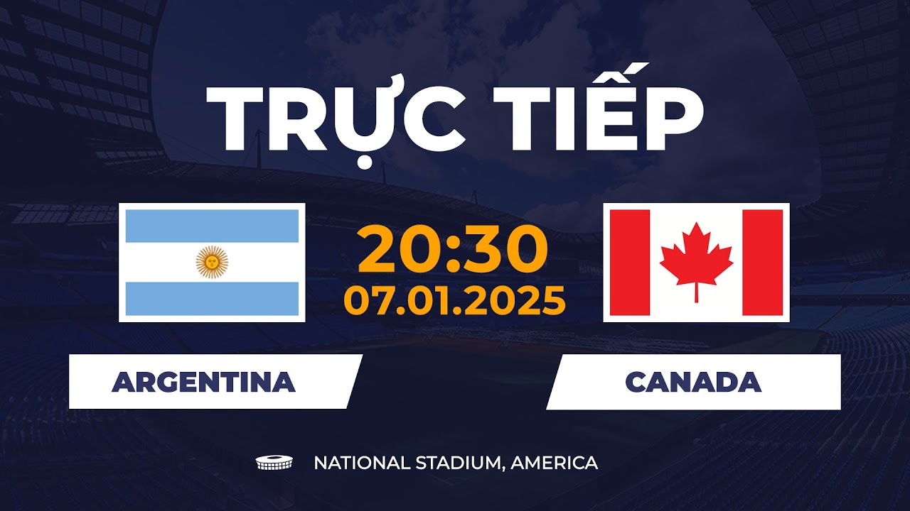 🔴 Argentina vs Canada | Messi Rực Sáng, Nhà Vua Thị Uy