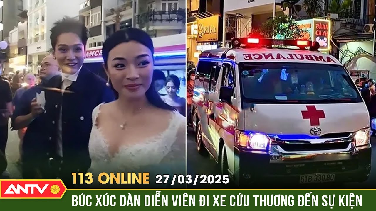 Phạt tài xế dùng xe cứu thương chở dàn diễn viên ra mắt phim | Bản tin 113 online ngày 27/3 | ANTV