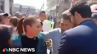 La presidenta mexicana presentará cargos después de sufrir acoso en la calle