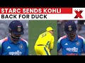India vs Australia ODI: Virat Kohli Out for Duck as Starc Strikes | NewsX