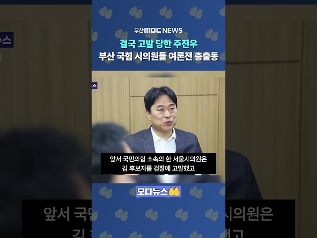 결국 고발 당한 주진우.. 부산 국힘 시의원들 여론전 총출동 | 모다뉴스🤲