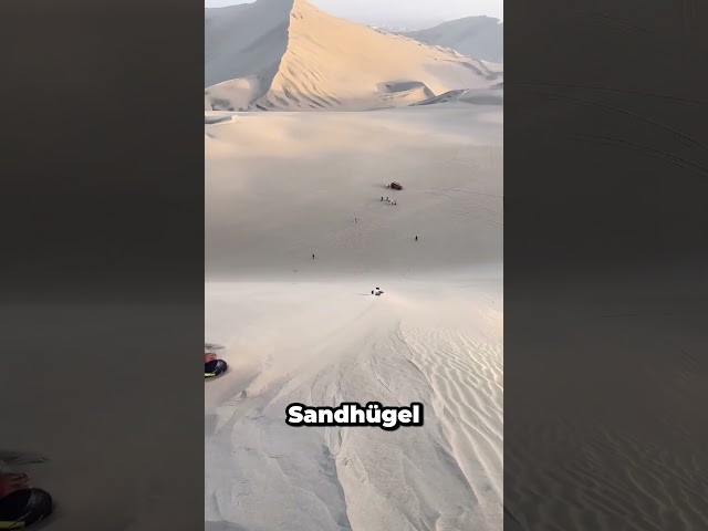 Was passiert, wenn du in der Wüste Sandboardest?