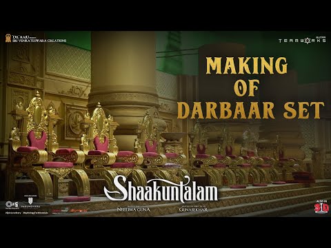 Making of Darbar Set from Shaakuntalam Movie Starring Samantha