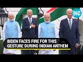 Viral Video Fallout: Netizens Slam Biden for Indian National Anthem Incident