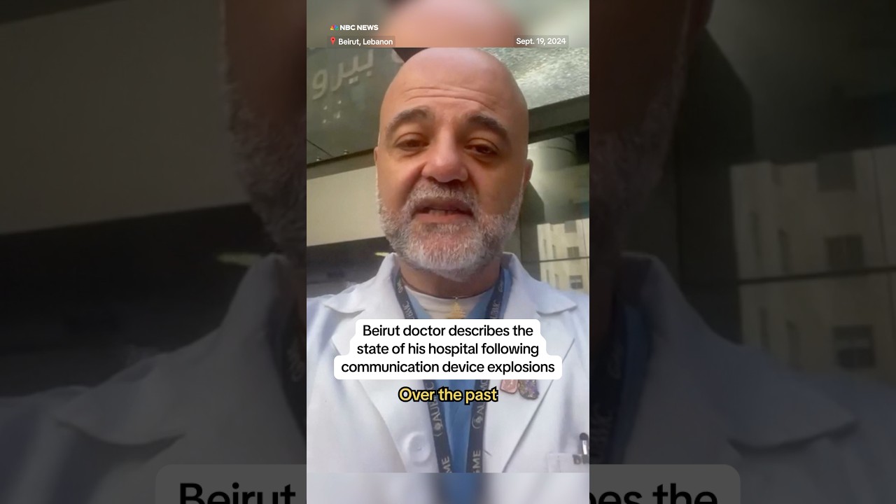 Beirut doctor describes the state of his hospital following communication device explosions