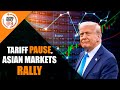 Asian Markets Soar After Trump’s Surprise 90-Day Tariff Pause | Nikkei Up 8.2% | News9
