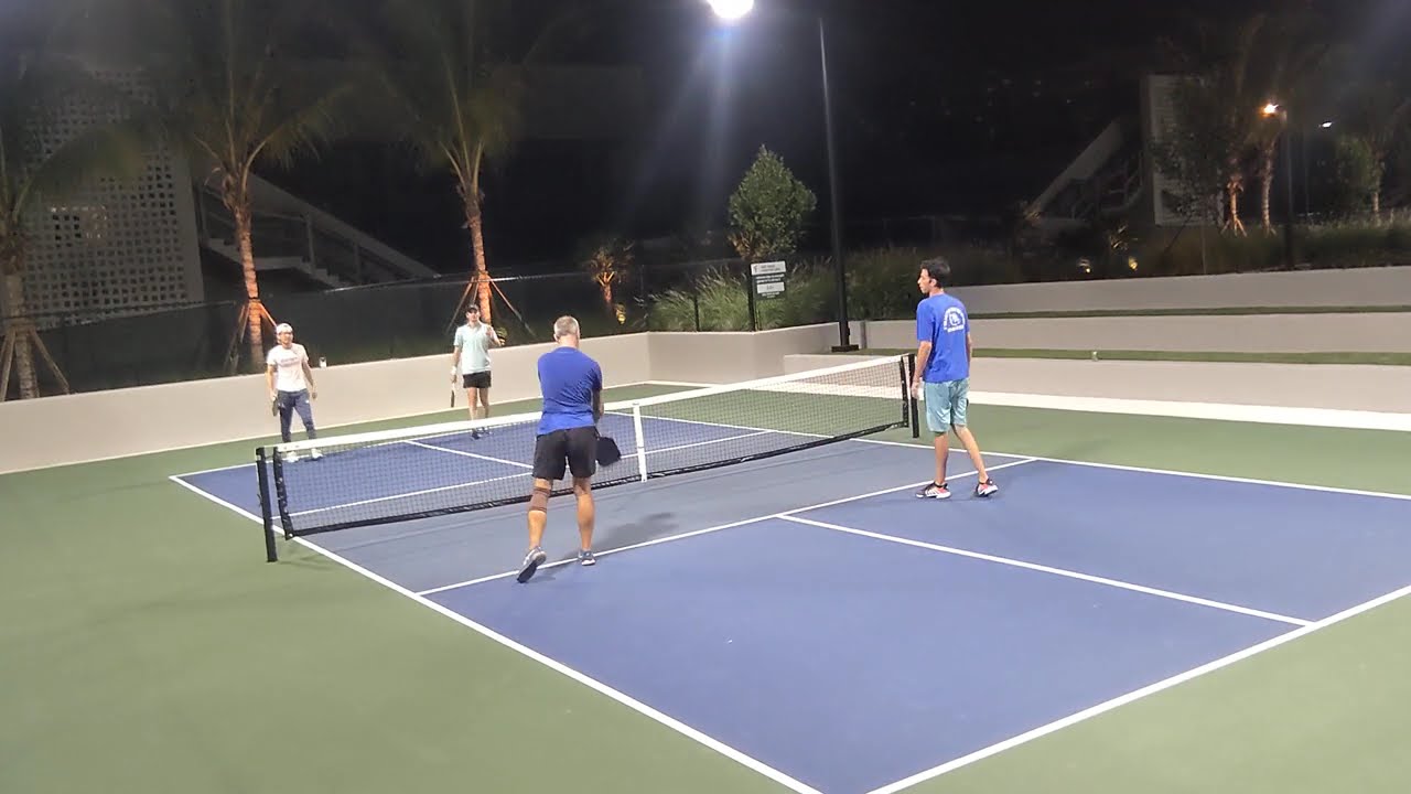 TOP TENNIS PLAYERS JUST LEARNED HOW TO PLAY! Pickleball Game at The Fort in Fort Lauderdale, FL