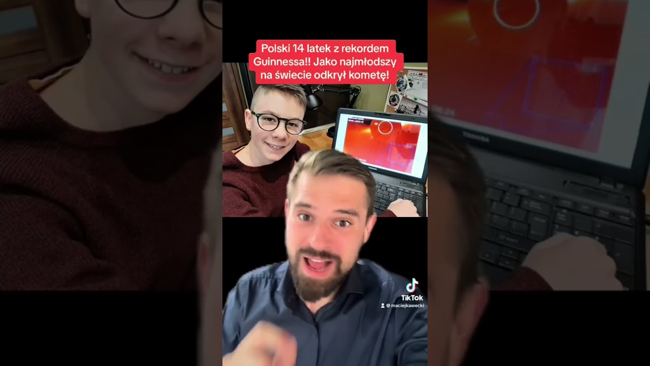 W wieku 12 lat odkrył jako najmłodszy na świecie kometę!