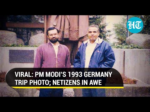 Then and now: PM Modi’s 30-yr-old photo in Germany goes viral amid Europe tour