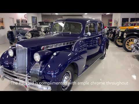 video 1940 Packard 160 Super Eight Touring Sedan