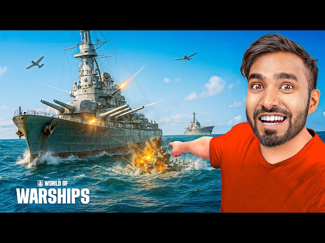LEVEL 1 VS LEVEL 100 WARSHIP BATTLE