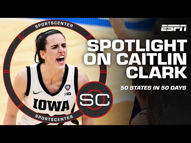 BEST MOMENTS of Caitlin Clark's career at Iowa | 50 States in 50 Days | SportsCenter