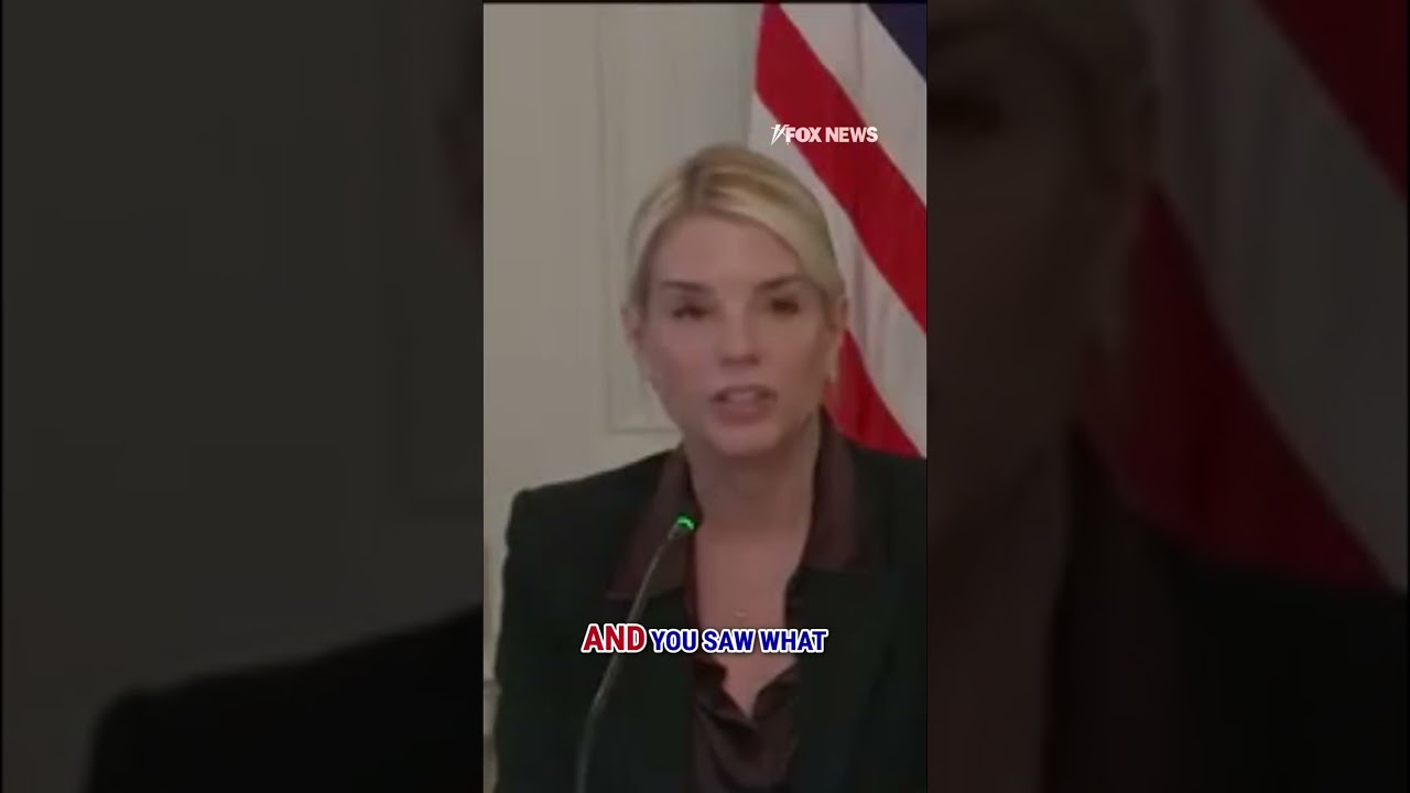 JUST IN — Attorney General Pam Bondi slams Antifa: 'This is not activism, it's anarchy' #shorts #usa