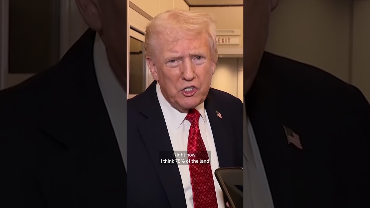 Trump says the Donbas region is 'very tough to negotiate'