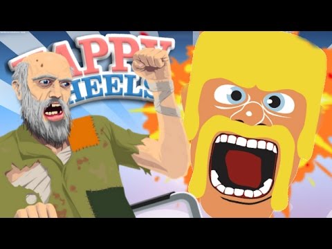 EPIC CLASH OF CLANS LEVELS | Happy Wheels Funny Moments