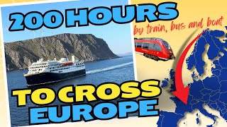THE GREAT SCHENGEN CHALLENGE: Can I make Europes longest public transport journey in 200 hours?