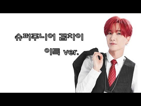 슈퍼주니어 갭차이 이특편