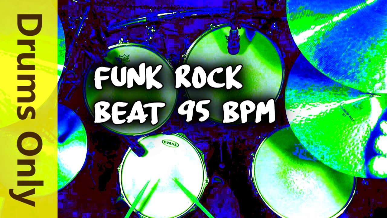 Funk Rock Drum Beat 95 BPM JimDooley Net YouTube