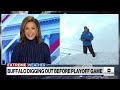 Buffalo Bills set to kick off after snowy delay to playoff game  - 03:36 min - News - Video