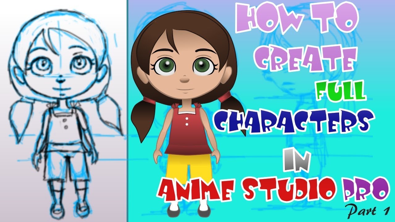 1. How to Create Characters in Anime Studio Pro (Basic Constuction ...