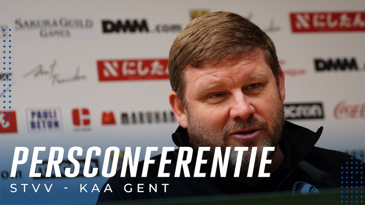 Persconferentie na STVV - KAA Gent