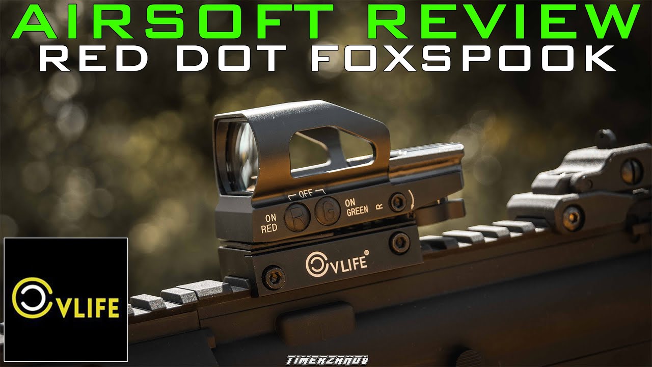 Airsoft Review #308 CVLIFE FoxSpook Red & Green Dot Sight - Déballage et test (CVLIFE) [FR]
