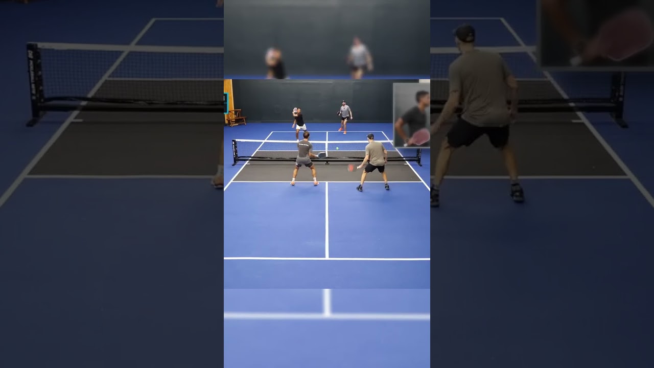 Was that a lob or just perfect placement? 🎯 #pickleball #athlete #sports #explore #shorts