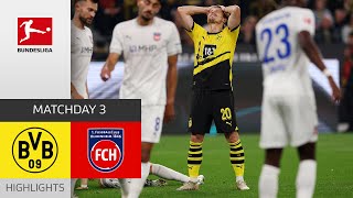 Wild draw: BVB gives up the lead | Borussia Dortmund — 1. FC Heidenheim 2-2 | MD 3 -BL 23/24