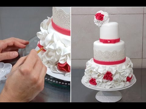 cake wedding tier a 4 assembling 12 wedding cake buttercream 06 flower cake tutorial style