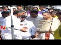 KTR and Harish Rao attend Ayutha Chandi Yagam at Erravalli Village