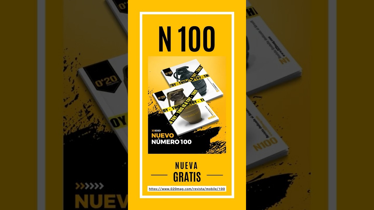 🎉🎉 ¡𝟭𝟬𝟬 𝗻ú𝗺𝗲𝗿𝗼𝘀 𝘆𝗮! 🤘🥳 https://www.020mag.com/revista/mobile/100