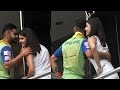 IANS : Anushka & Virat Romance Inside Cricket Stadium - Must Watch