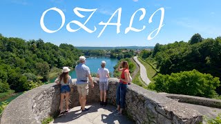 Stari grad Ozalj - Video obilazak - 4K  (Walking video tour)