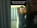 Telangana Polls: Chief Electoral Officer Vikas Raj Casts Vote in Hyderabad | News9 | #shorts