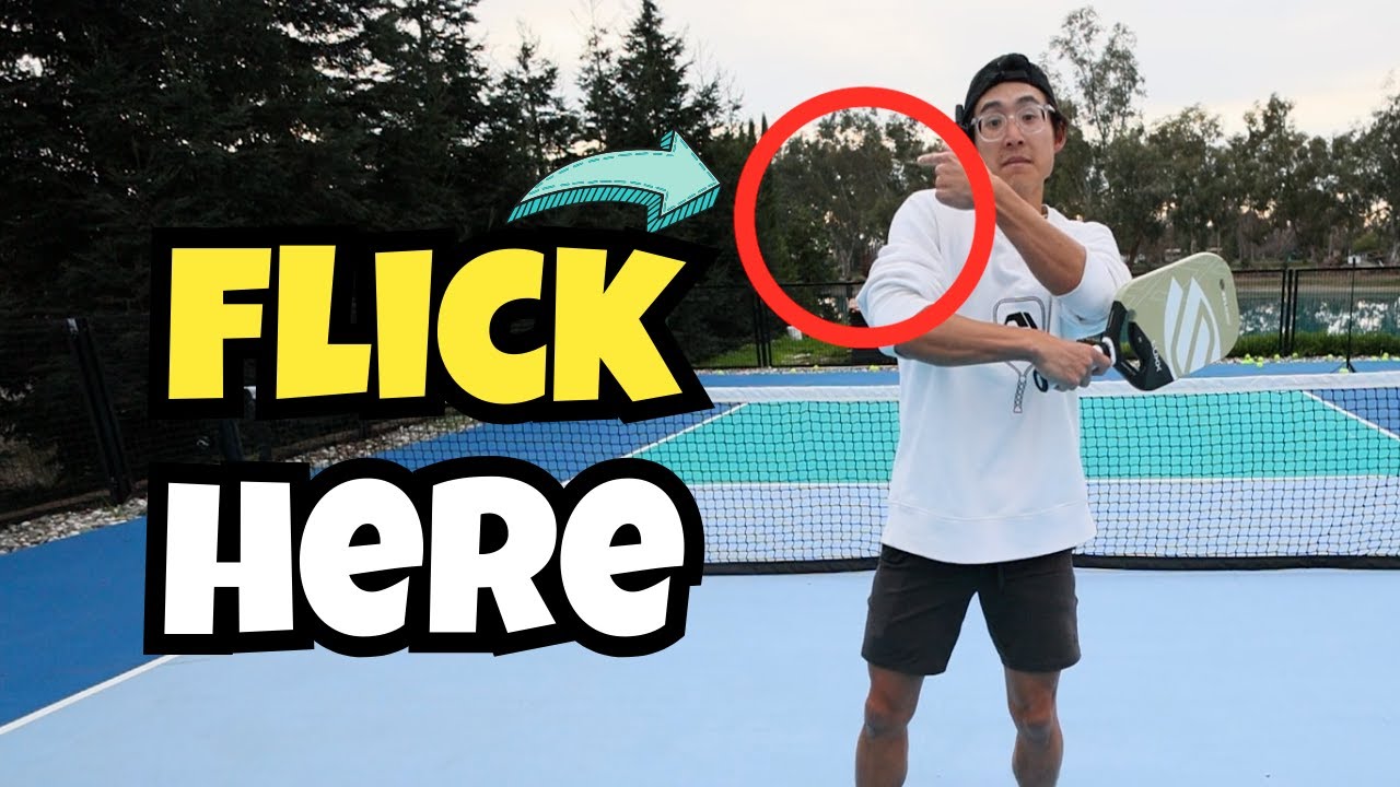 4 Minute FLICK SHOT Tutorial | Pickleball Strategy 101
