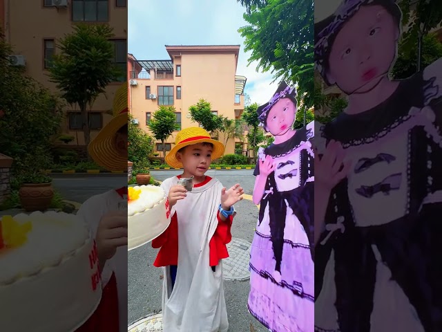 小路飞最后选择了果果#路飞 #海贼王