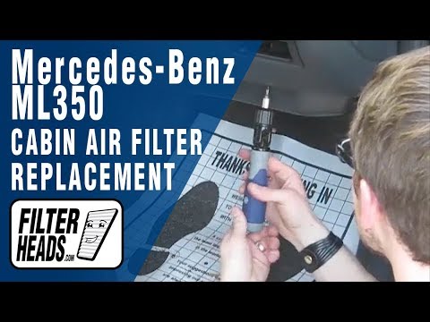 MERCEDES-BENZ ML (163) - Cabin Air Filter Replacement