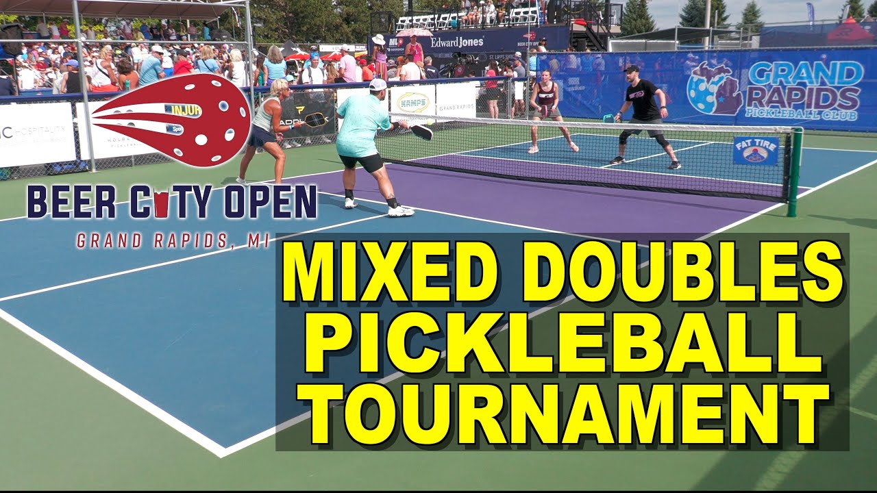 Addy and Webby Compete in Mixed Doubles at 2025 Beer City Open Pickleball Tournament