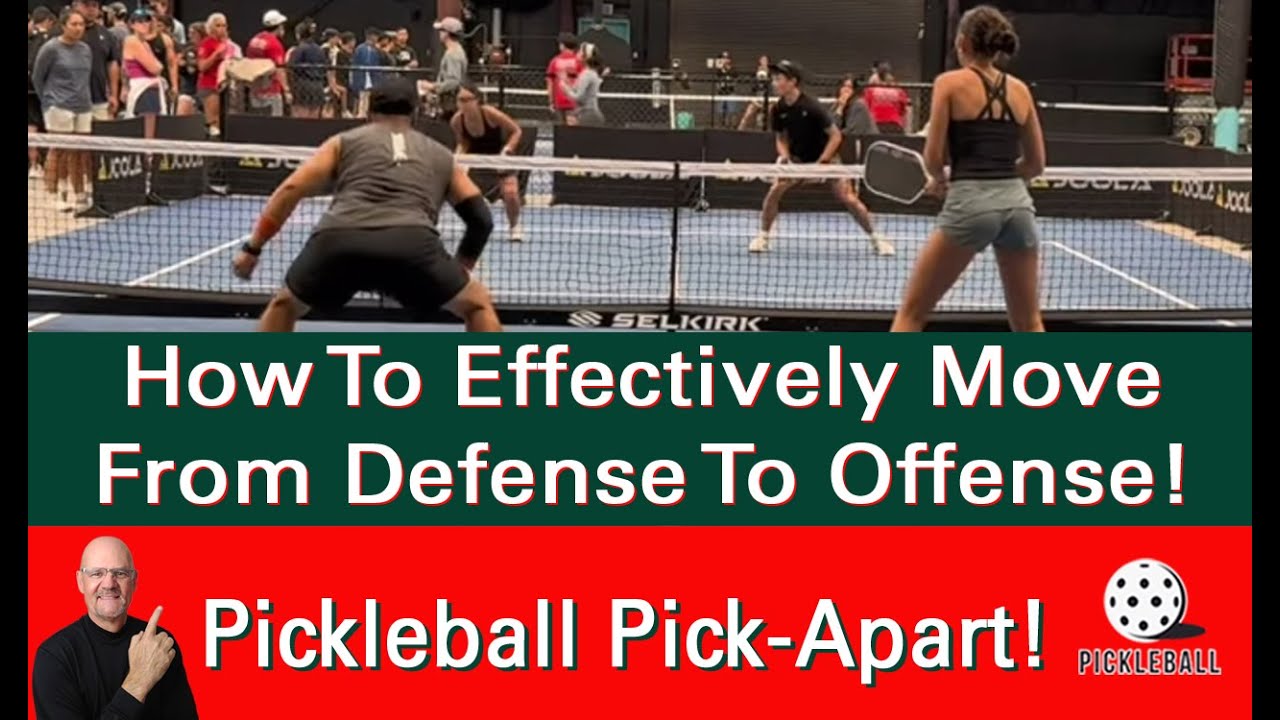 Pickleball Strategy. How To Defend In Order To Get Into An Offensive Position!
