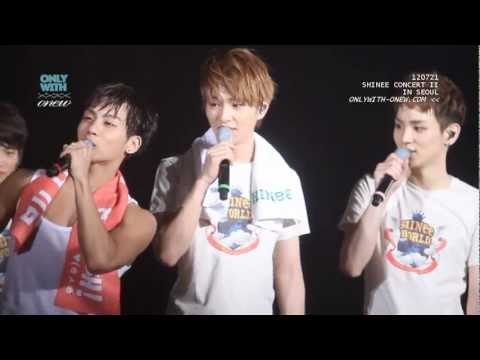 120721 Onew and Jjong imitate Taemin's solo ^▽^