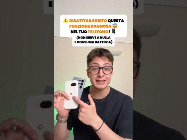 DISATTIVA SUBITO questa funzione DANNOSA sul telefono!