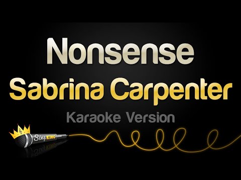 Sabrina Carpenter - Nonsense (Karaoke Version)