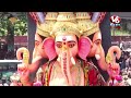Khairatabad Ganesh Nimajjanam 2025 LIVE | Khairatabad Visarjan | V6 News  - 00:00 min - News - Video