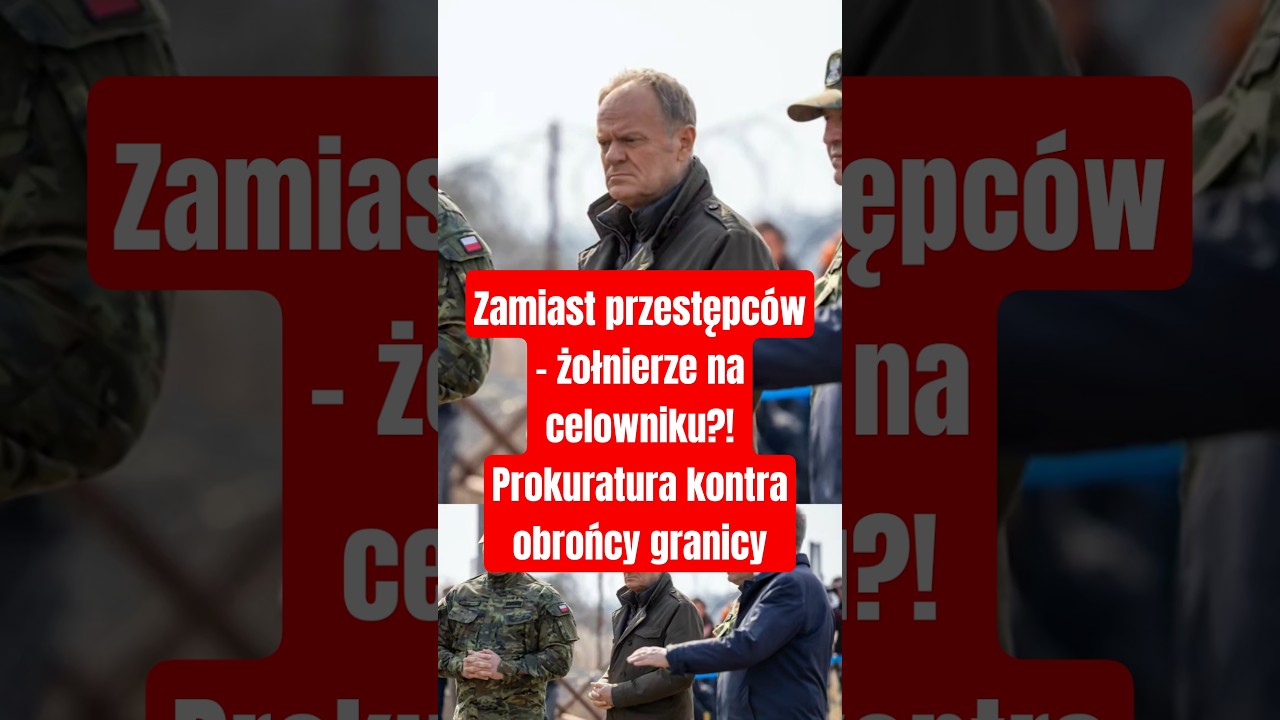Zamiast przestępców – żołnierze na celowniku?! Prokuratura kontra obrońcy granicy