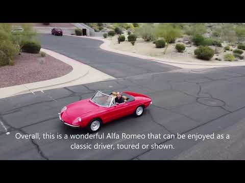 video 1969 Alfa Romeo 1750 Spider Veloce Roundtail